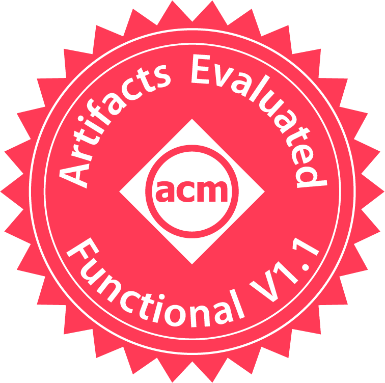 Artifact Evaluated badge